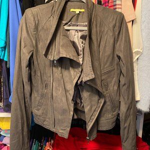 Gianni Bini Grey Moto Jacket